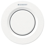 Cutout image of Geberit Type 01 White Single Flush Button